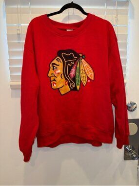 Red Crewneck Sweatshirt - Men's